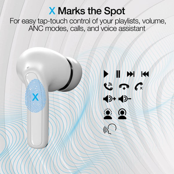 Mark the spot with Xpods ANC Earbuds