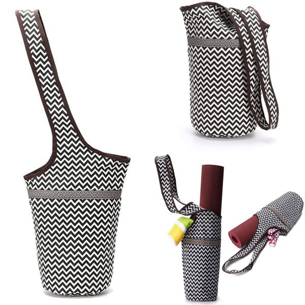 Upgrade your yoga game with the Yoga Mat Tote Bag featuring Large Side Pockets—a sleek, spacious solution for yogis who like to stay organized. Whether you're heading to the studio, the park, or a weekend retreat, this tote keeps your mat secure and your essentials close.g