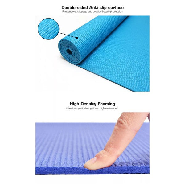 Whether you're deep in downward dog or stretching into savasana, this Yoga Mat With Carrying Straps supports your practice with comfort and convenience. Lightweight, cushioned, and easy to transport, it’s perfect for yogis on the move—from studio sessions to park flows.