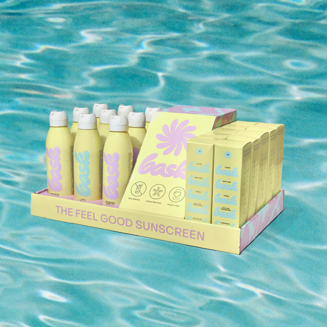 Bask Sunscreen - Bask Sunscreen Display Case