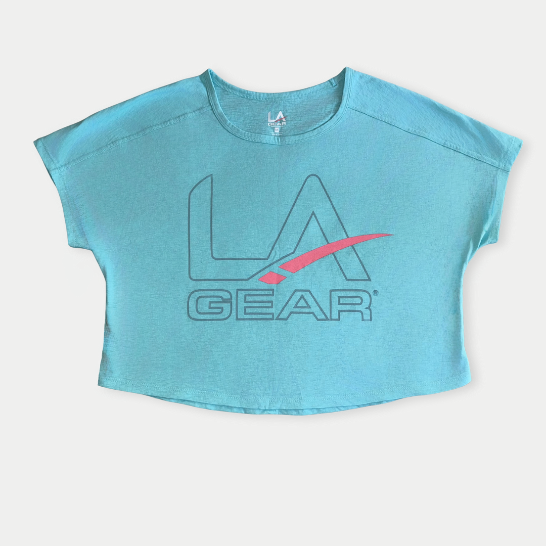 LA GEAR LOGO CROPPED TEE