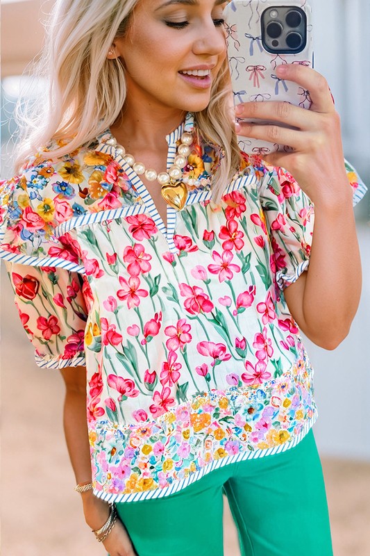 Short sleeves offer comfort and ease—perfect for warm weather or layering.