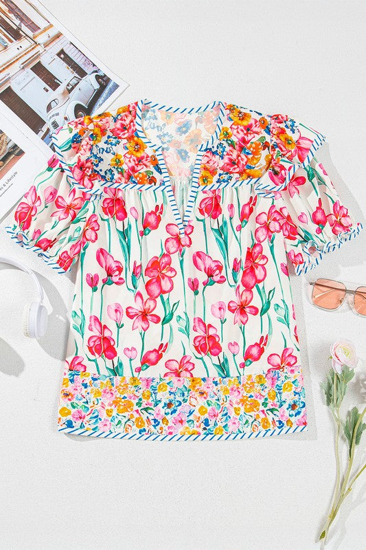 Relaxed loose fit around bust and hem to give a flowy, flattering silhouette.