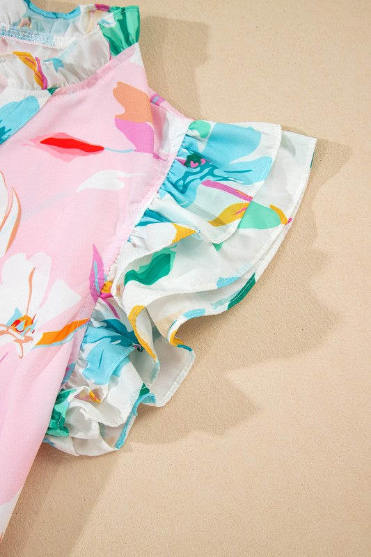 Multicolour patchwork style—easy to pair with neutrals or bold accessories.