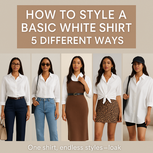 How to Style a Basic White Shirt 5 Different Ways
