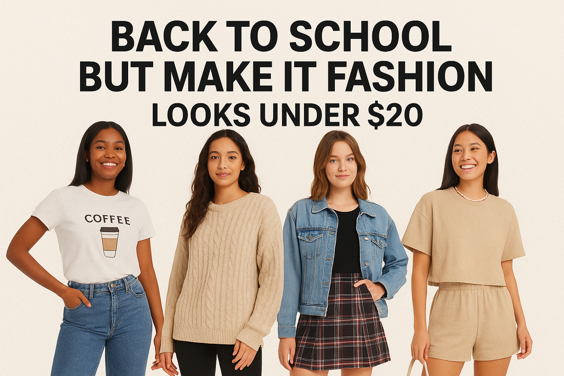 Back to School but Make It Fashion: Looks Under $20