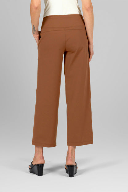 TRAVELER ANKLE PANT: DARK KHAKI