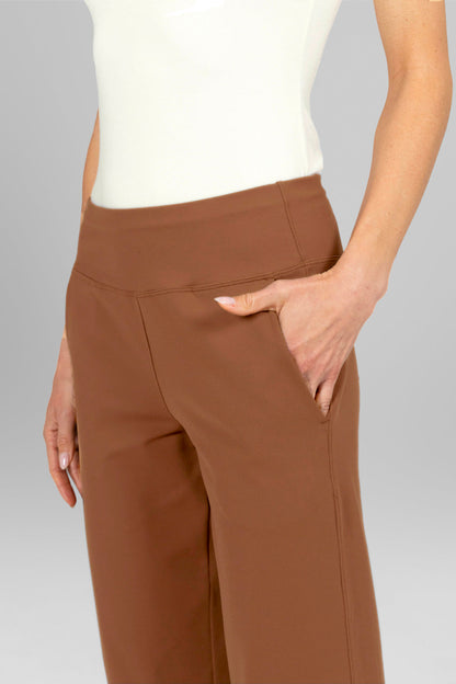 TRAVELER ANKLE PANT: DARK KHAKI