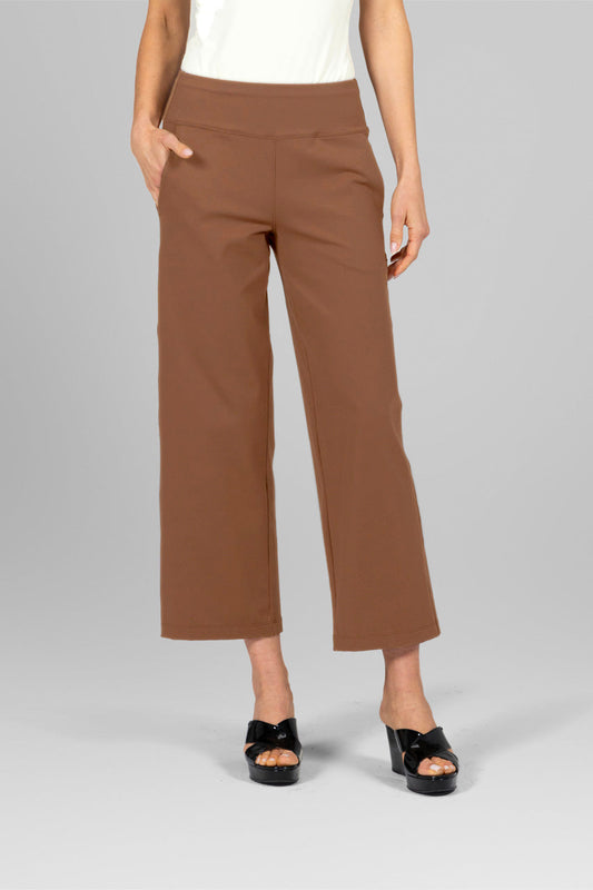 TRAVELER ANKLE PANT: DARK KHAKI