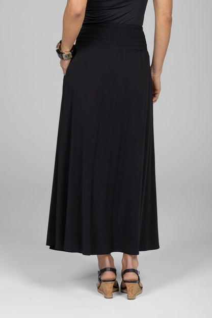 PORTOFINO SKIRT: BLACK
