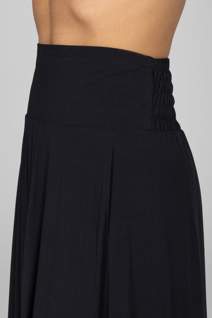 PORTOFINO SKIRT: BLACK