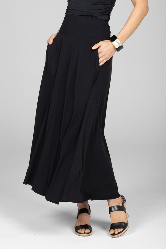 PORTOFINO SKIRT: BLACK