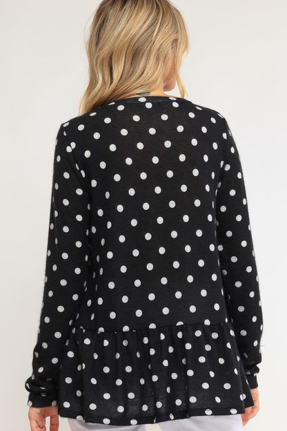 Polka Dot Tunic Top