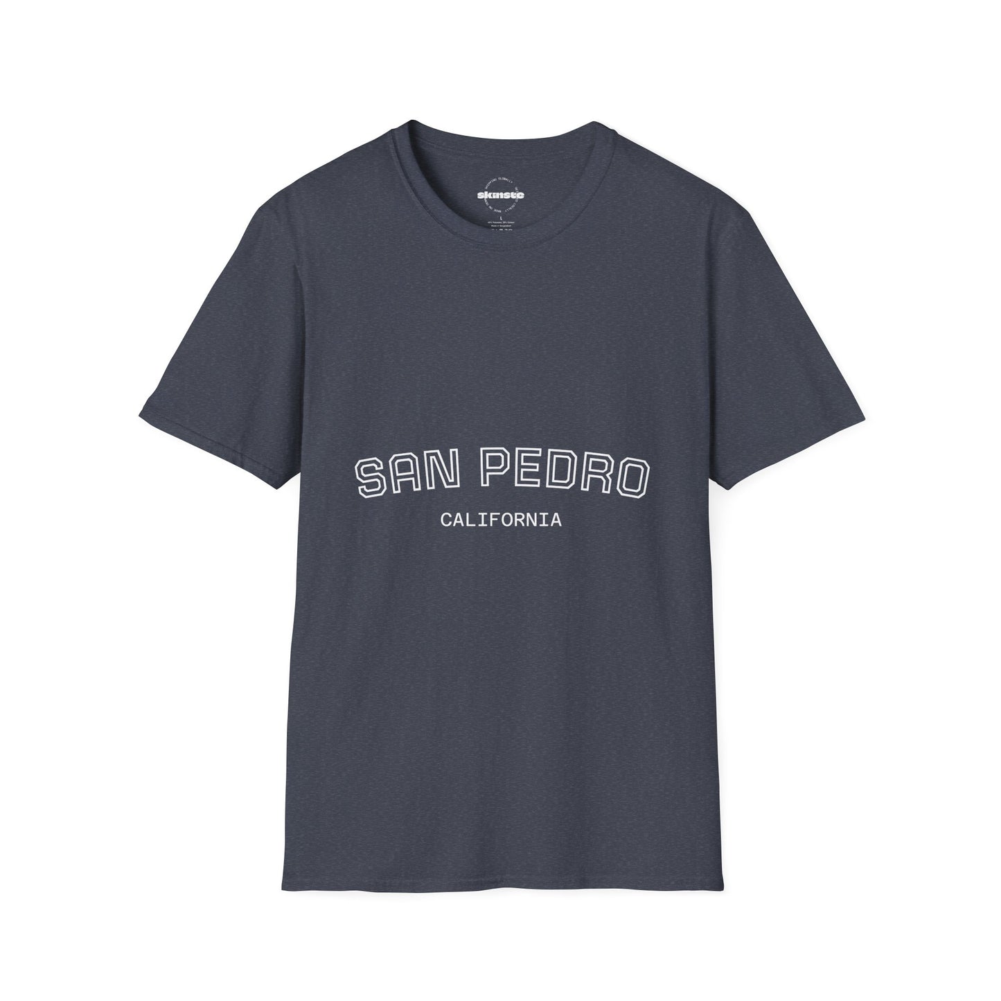 San Pedro California Tee — Minimal Coastal Graphic T-Shirt