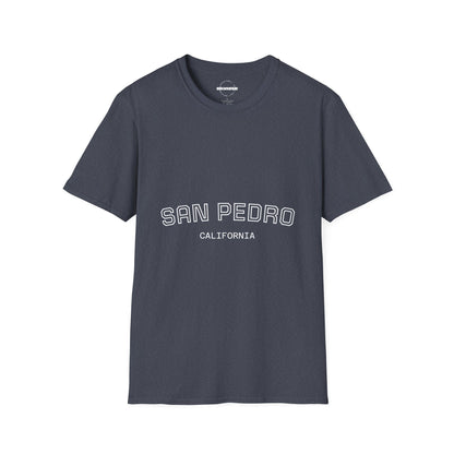 San Pedro California Tee — Minimal Coastal Graphic T-Shirt