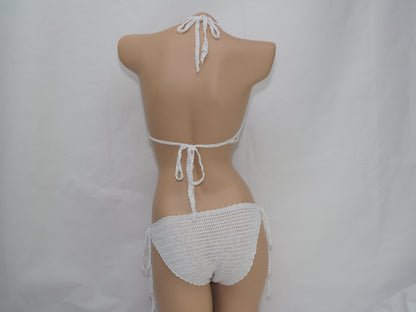 Triangle Tassel Bikini Crocheted Swimwear Sexy Knitting Bikini