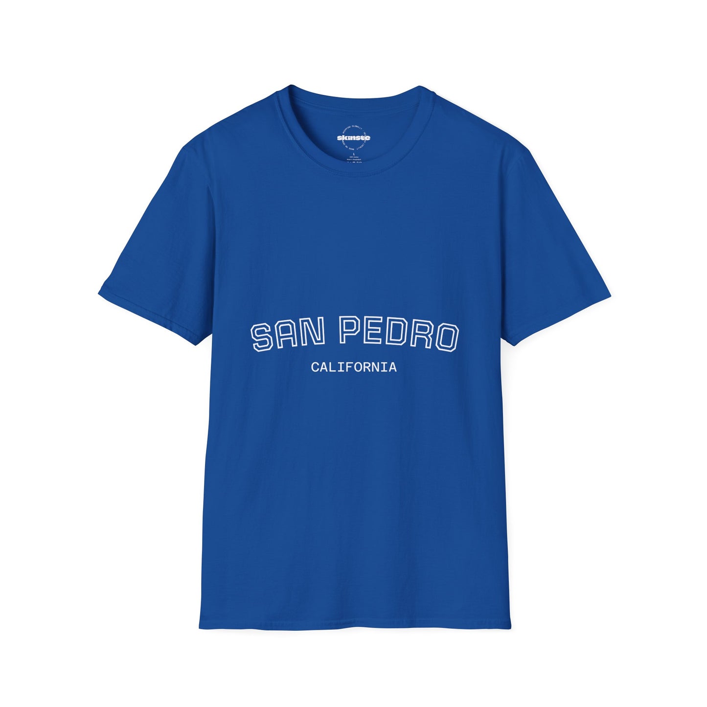 San Pedro California Tee — Minimal Coastal Graphic T-Shirt