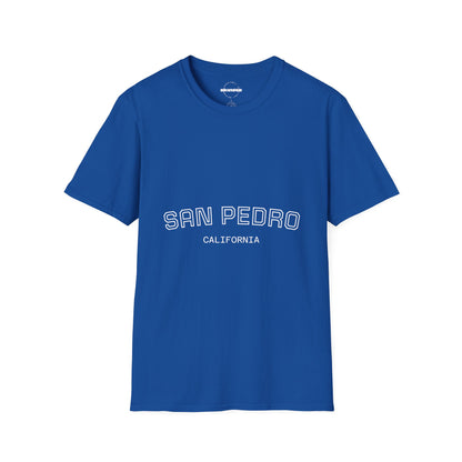 San Pedro California Tee — Minimal Coastal Graphic T-Shirt