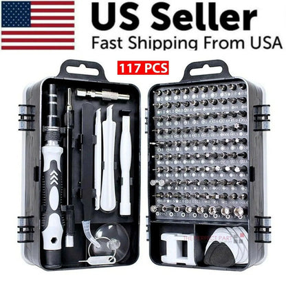 117-Piece Magnetic Screwdriver Kit for iPhone & MacBook