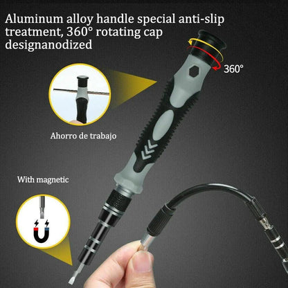 117-Piece Magnetic Screwdriver Kit for iPhone & MacBook