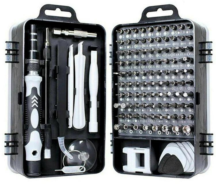 117-Piece Magnetic Screwdriver Kit for iPhone & MacBook
