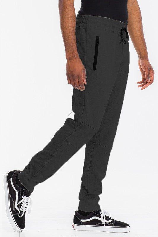 Weiv Mens Solid Heathered Jogger