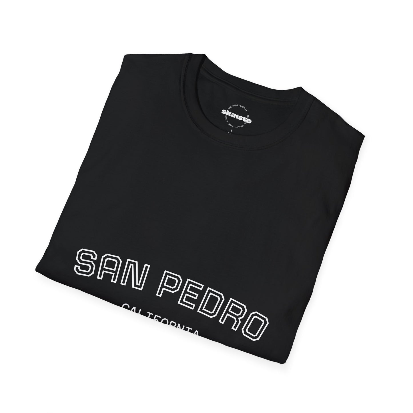 San Pedro California Tee — Minimal Coastal Graphic T-Shirt