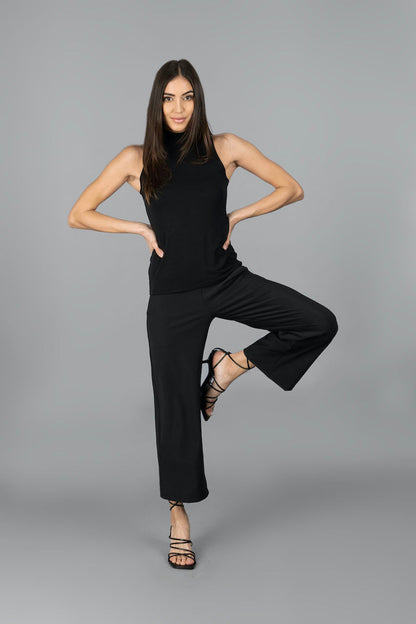 TRAVELER ANKLE PANT: BLACK TRAVELFLEX