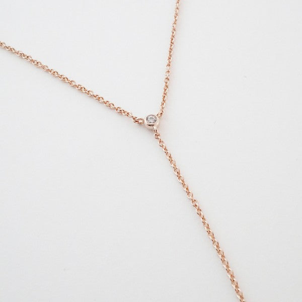 Crystal Lariat Necklace