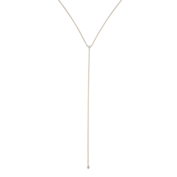 Crystal Lariat Necklace