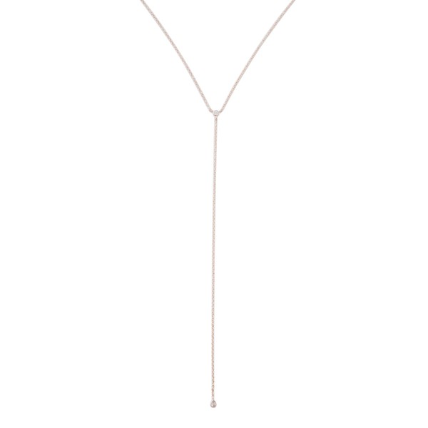 Crystal Lariat Necklace