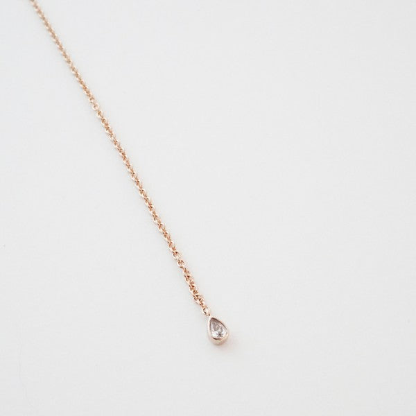 Crystal Lariat Necklace