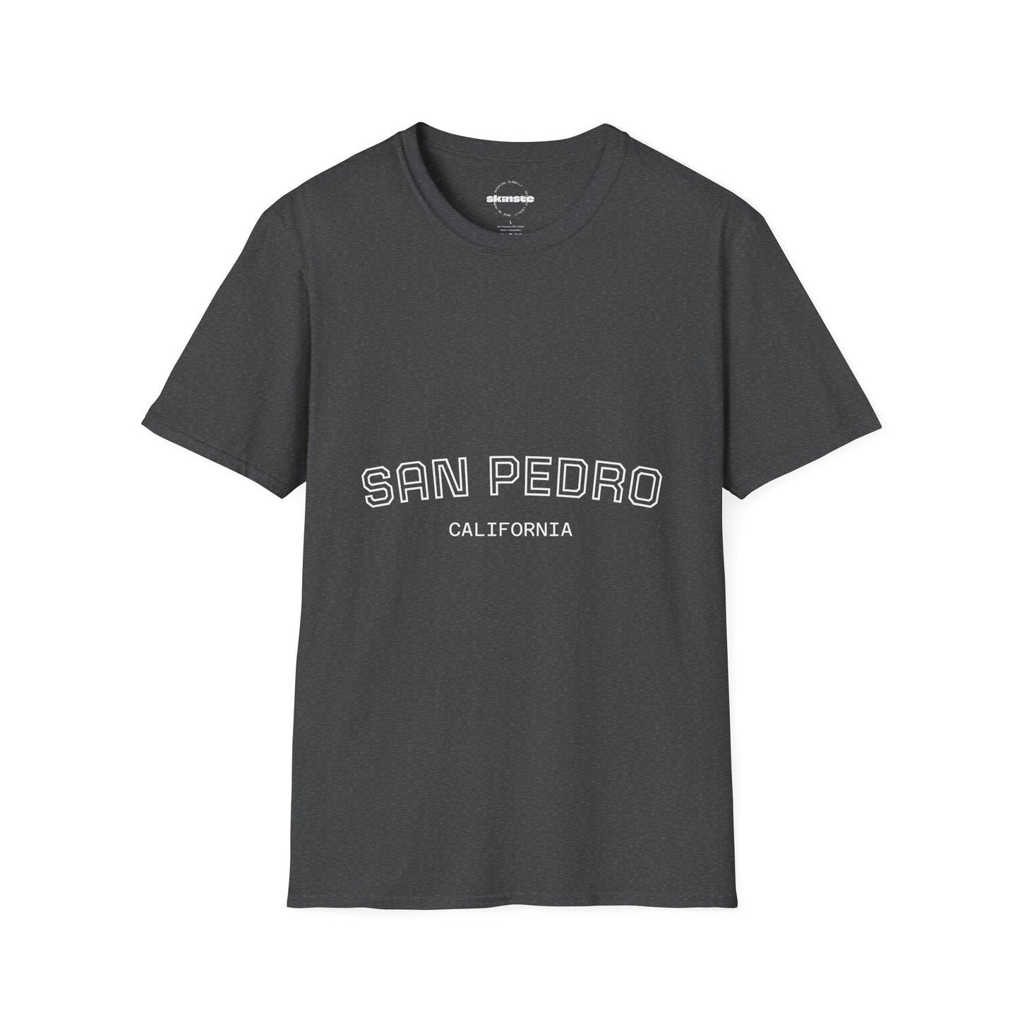 San Pedro California Tee — Minimal Coastal Graphic T-Shirt