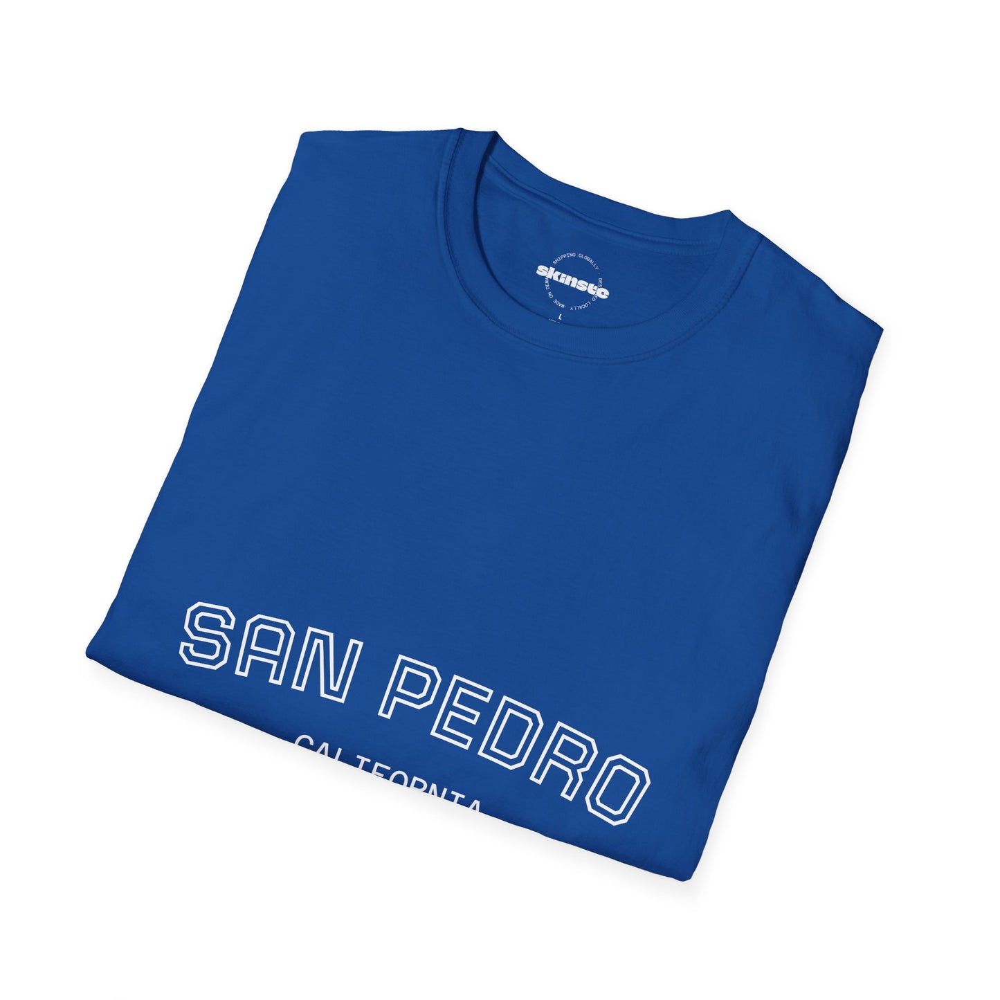 San Pedro California Tee — Minimal Coastal Graphic T-Shirt