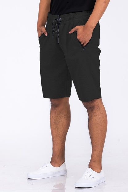 COTTON BLEND LOUNGE SWEAT SHORTS