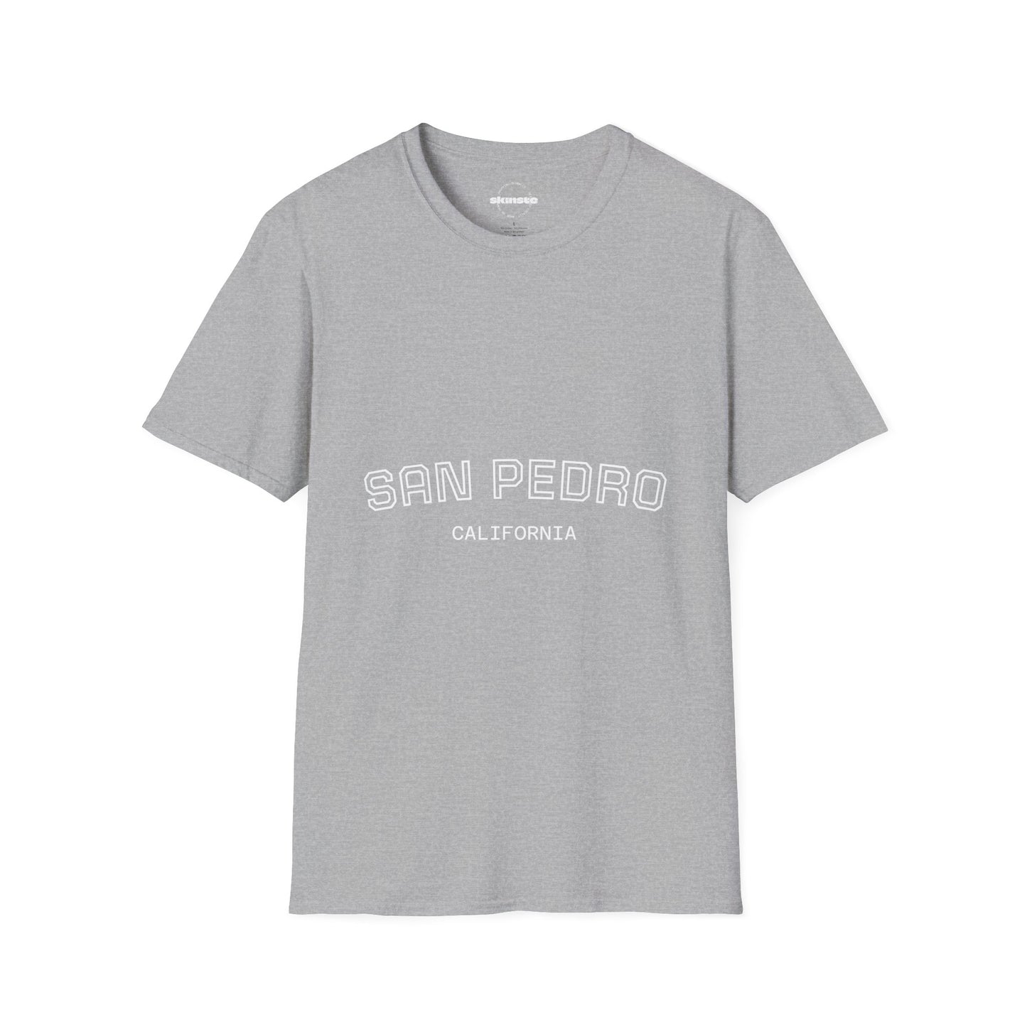 San Pedro California Tee — Minimal Coastal Graphic T-Shirt