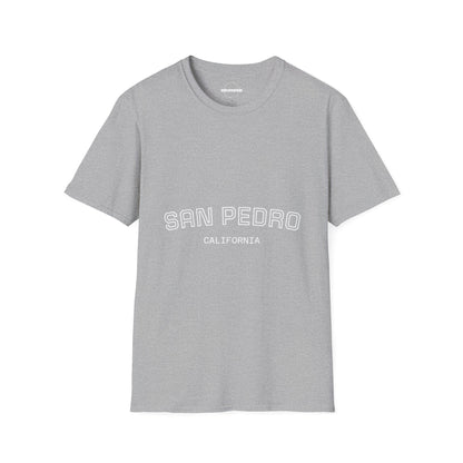 San Pedro California Tee — Minimal Coastal Graphic T-Shirt