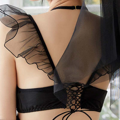 Uniform Lace Pure And Sweet Sexy Lingerie Set