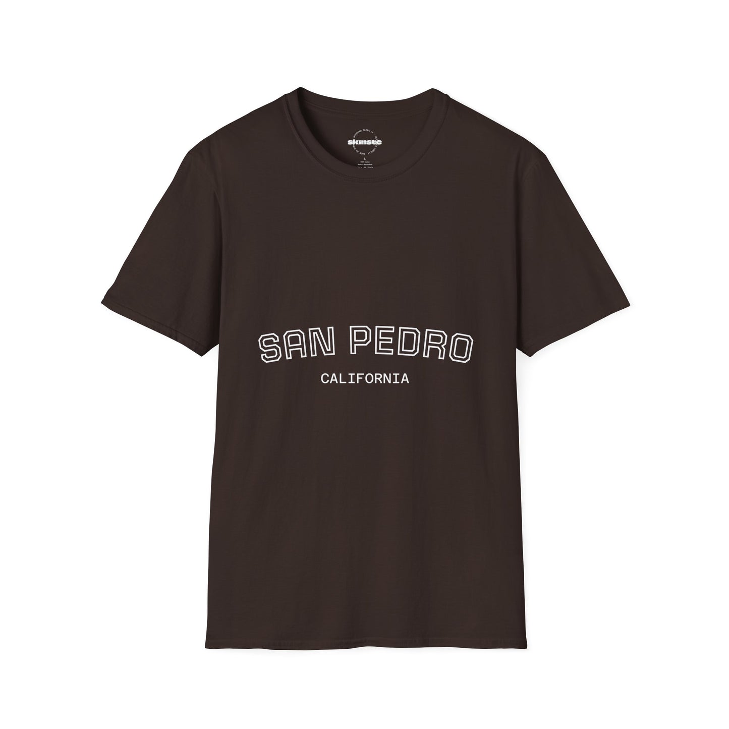 San Pedro California Tee — Minimal Coastal Graphic T-Shirt