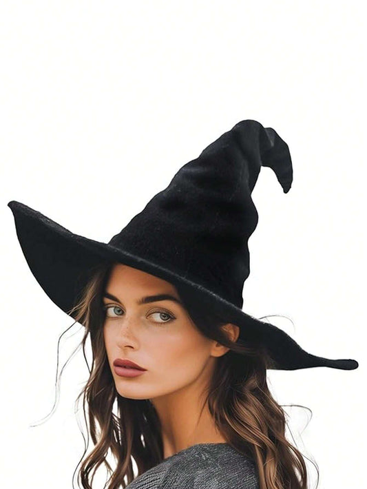 5PCS Large Witch Hat – Halloween Costume Accessory for Adults & Teens (38cm Height x 37cm Width)