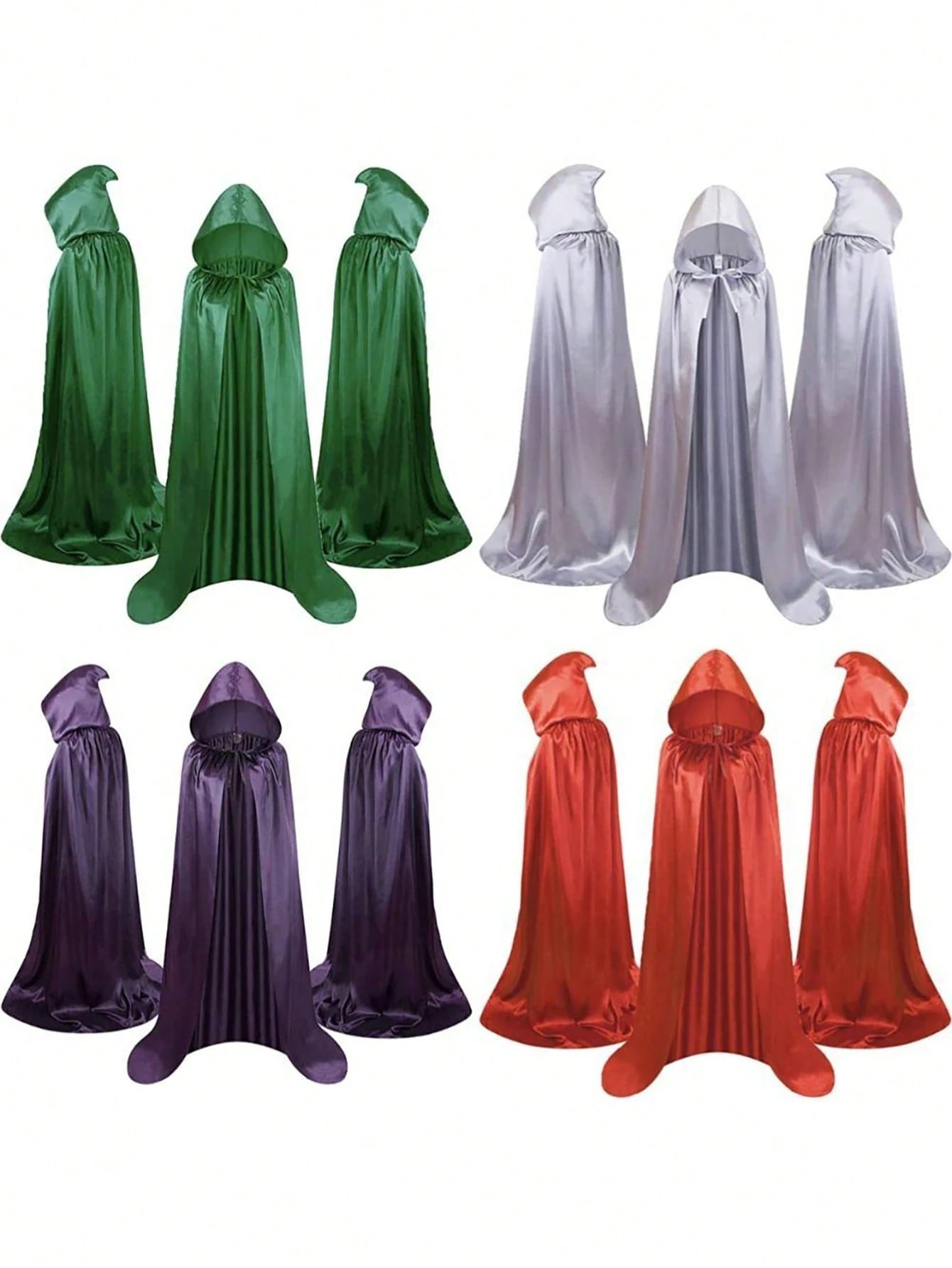 Halloween Hooded Cloak/Cape Costume for Men & Women