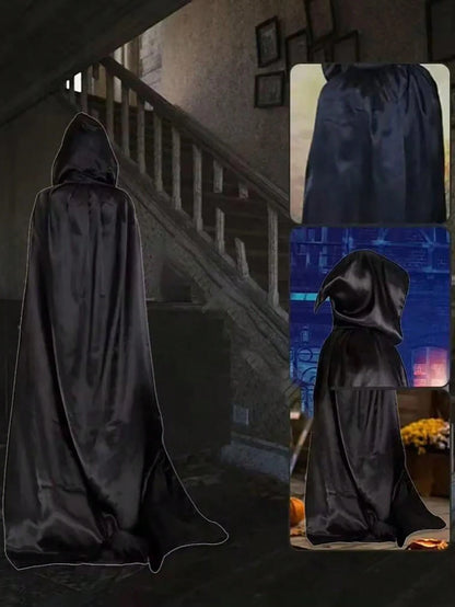 Halloween Hooded Cloak/Cape Costume for Men & Women