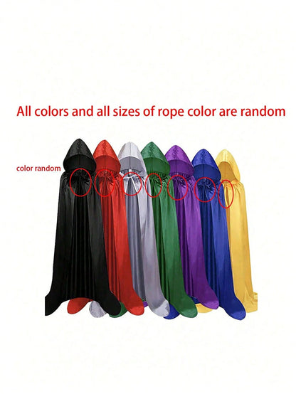 Halloween Hooded Cloak/Cape Costume for Men & Women