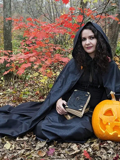 Halloween Hooded Cloak/Cape Costume for Men & Women