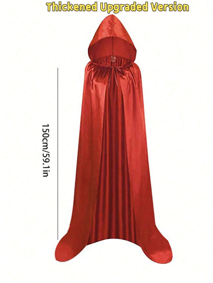 Halloween Hooded Cloak/Cape Costume for Men & Women