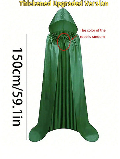 Halloween Hooded Cloak/Cape Costume for Men & Women