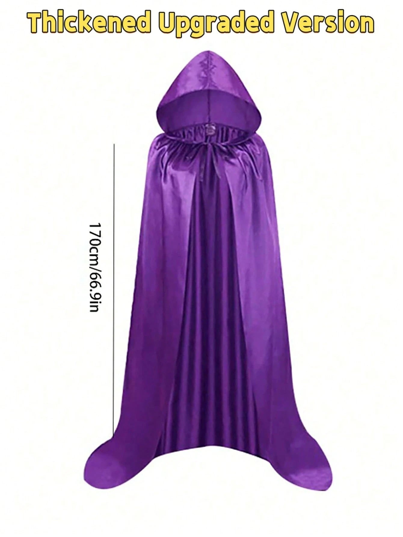 Halloween Hooded Cloak/Cape Costume for Men & Women
