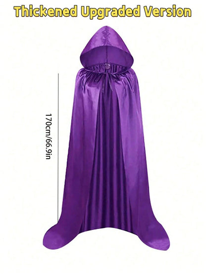 Halloween Hooded Cloak/Cape Costume for Men & Women
