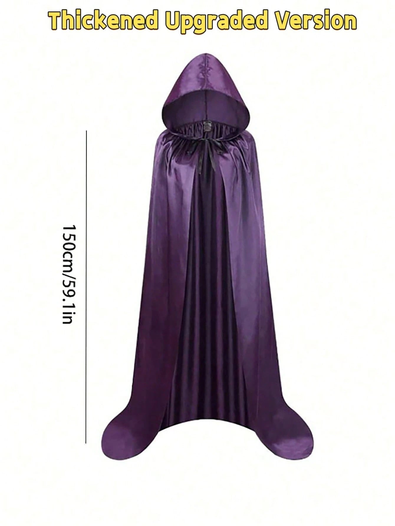 Halloween Hooded Cloak/Cape Costume for Men & Women