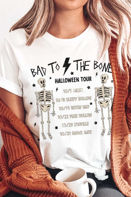 Bad To The Bone Halloween Tour Graphic Tee